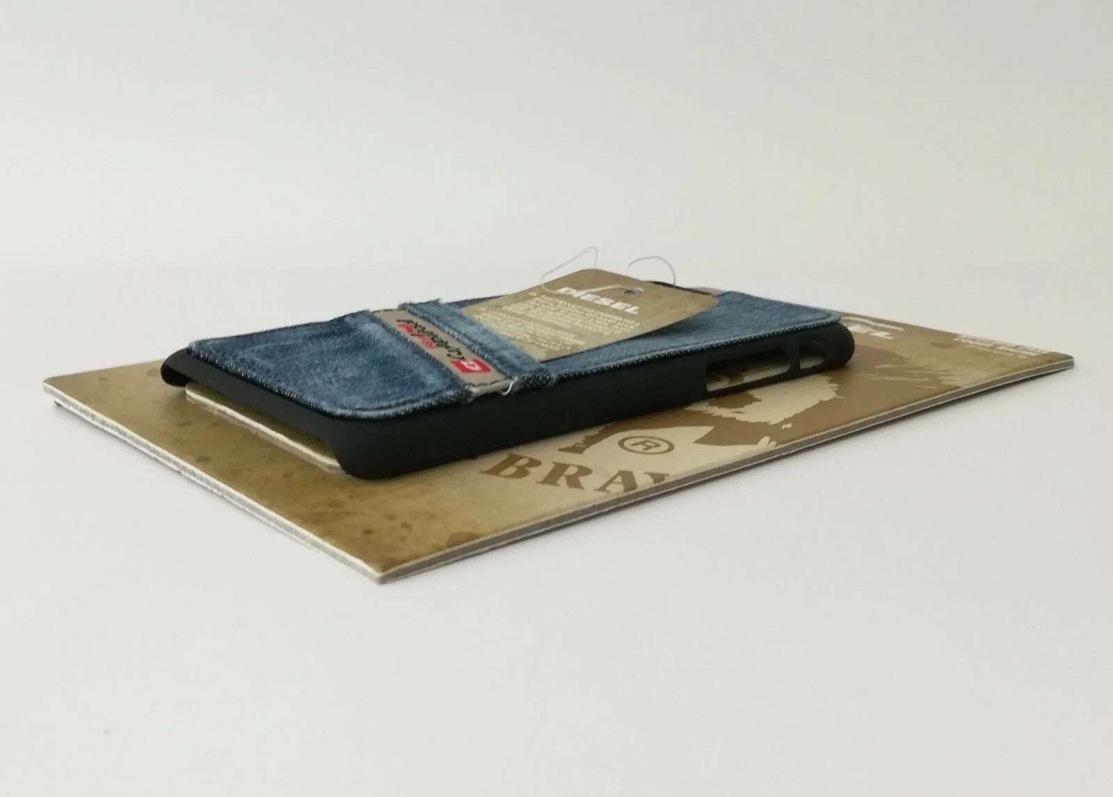 Diesel Pluton Pocket Snap Case 18313 for iPhone 6, silicone/denim blue used, original packaging