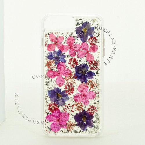 Case Mate iPhone 7 Plus & iPhone 8 Plus Karat Purple Petals Real Flowers Case