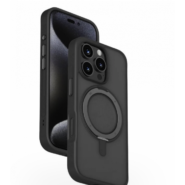 Momax Cover Roller Magnetic For uphone 16 Pro Black
