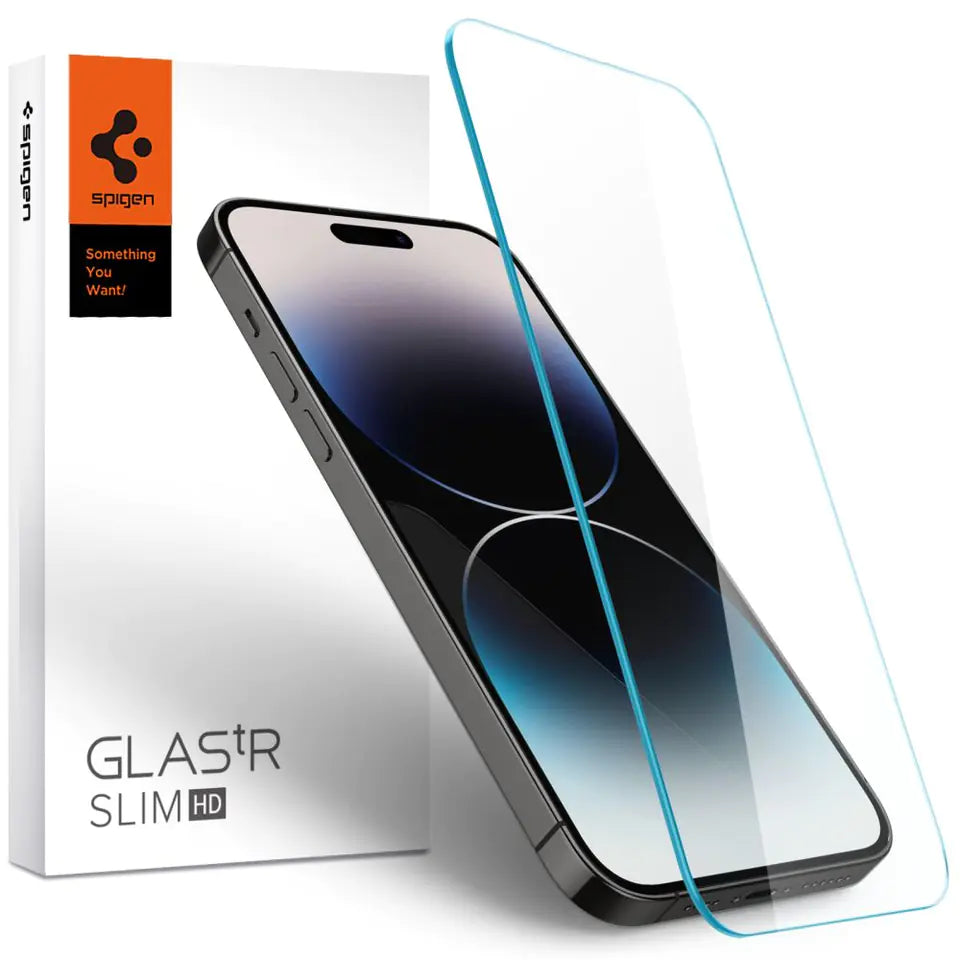 Spigen Glas.TR Slim – Tempered Glass for Apple iPhone 14 Pro Max