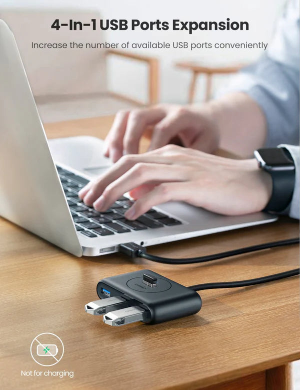 UGREEN 4-in-1 USB 3.0 Data Hub 1M