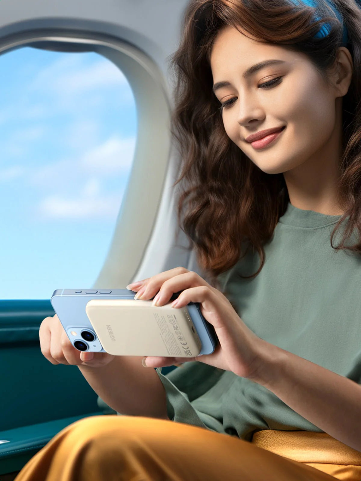 UGREEN Wireless Magnetic Power Bank 5000mAh White