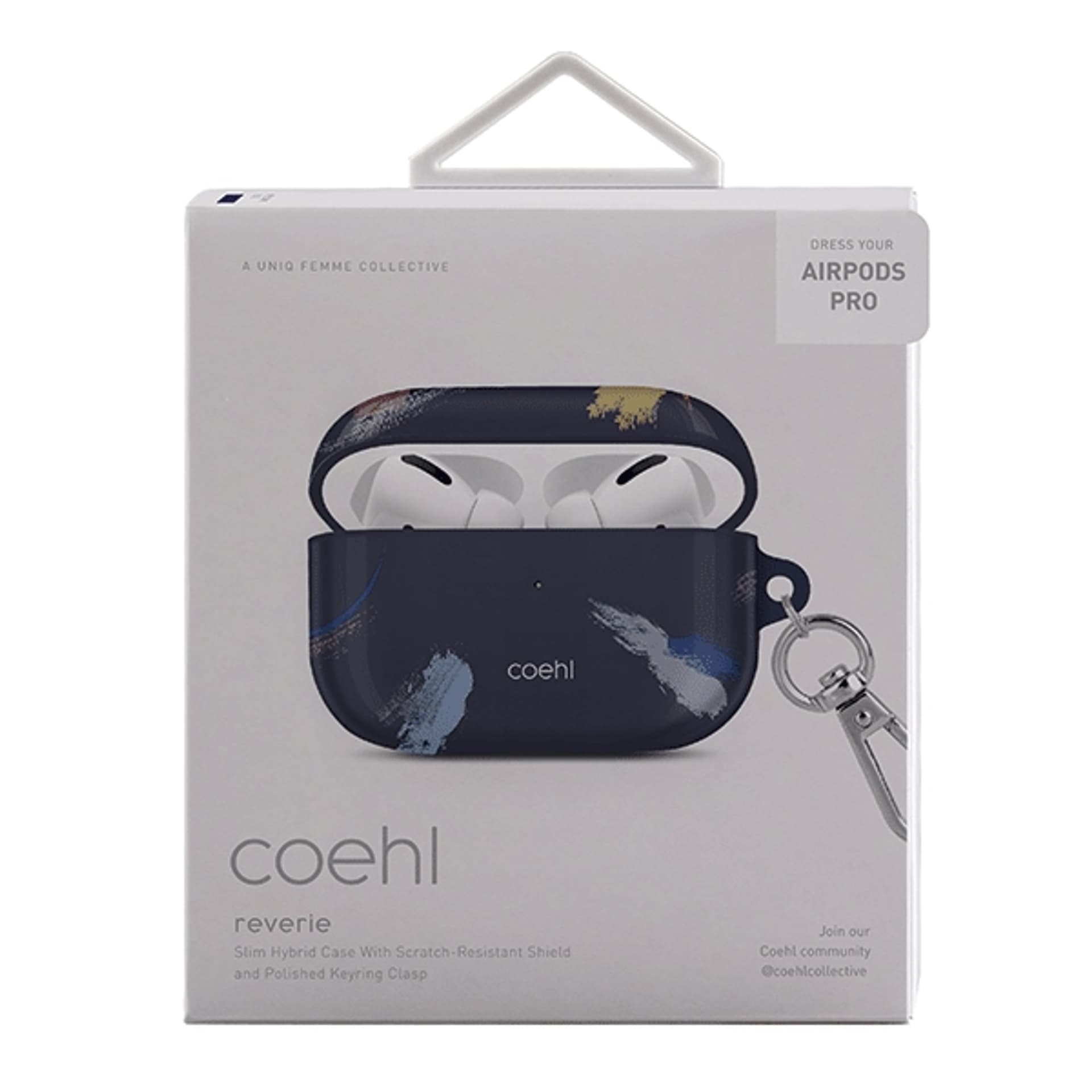 Uniq Case Coehl Reverie Airpods Pro Blue/prussian Blue