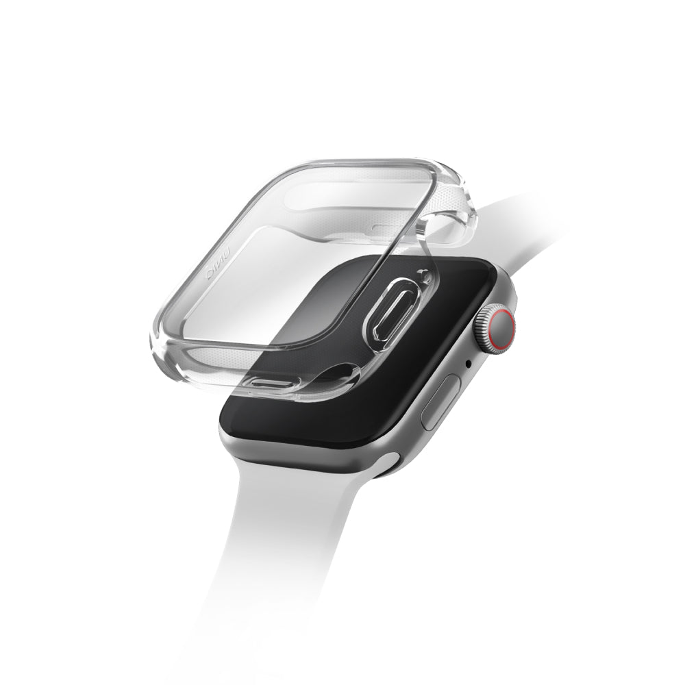 Uniq Apple Watch Series 10 Case (42mm) Hybrid Screen Protection - Clear