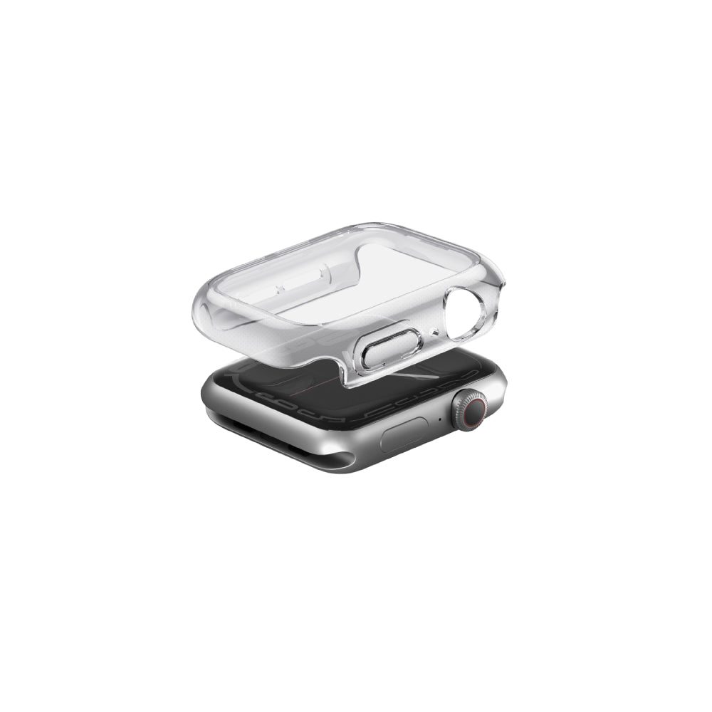 Uniq Apple Watch Series 10 Case (42mm) Hybrid Screen Protection - Clear