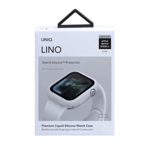 Uniq Lino Watch Case (Apple Watch 40mm, Dove White)