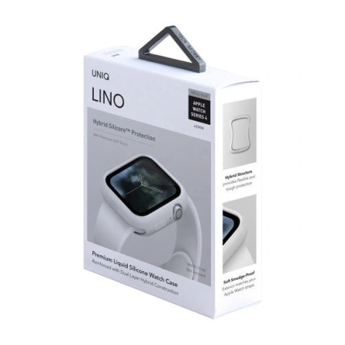 Uniq Lino Watch Case (Apple Watch 40mm, Dove White)