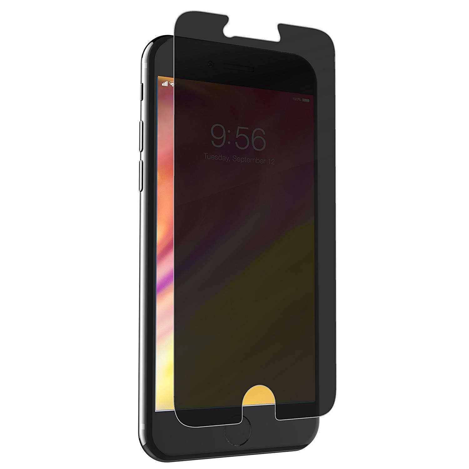 Zagg Invisible Shield Glass Privacy Screen Protector For Iphone 8 7 6s 6